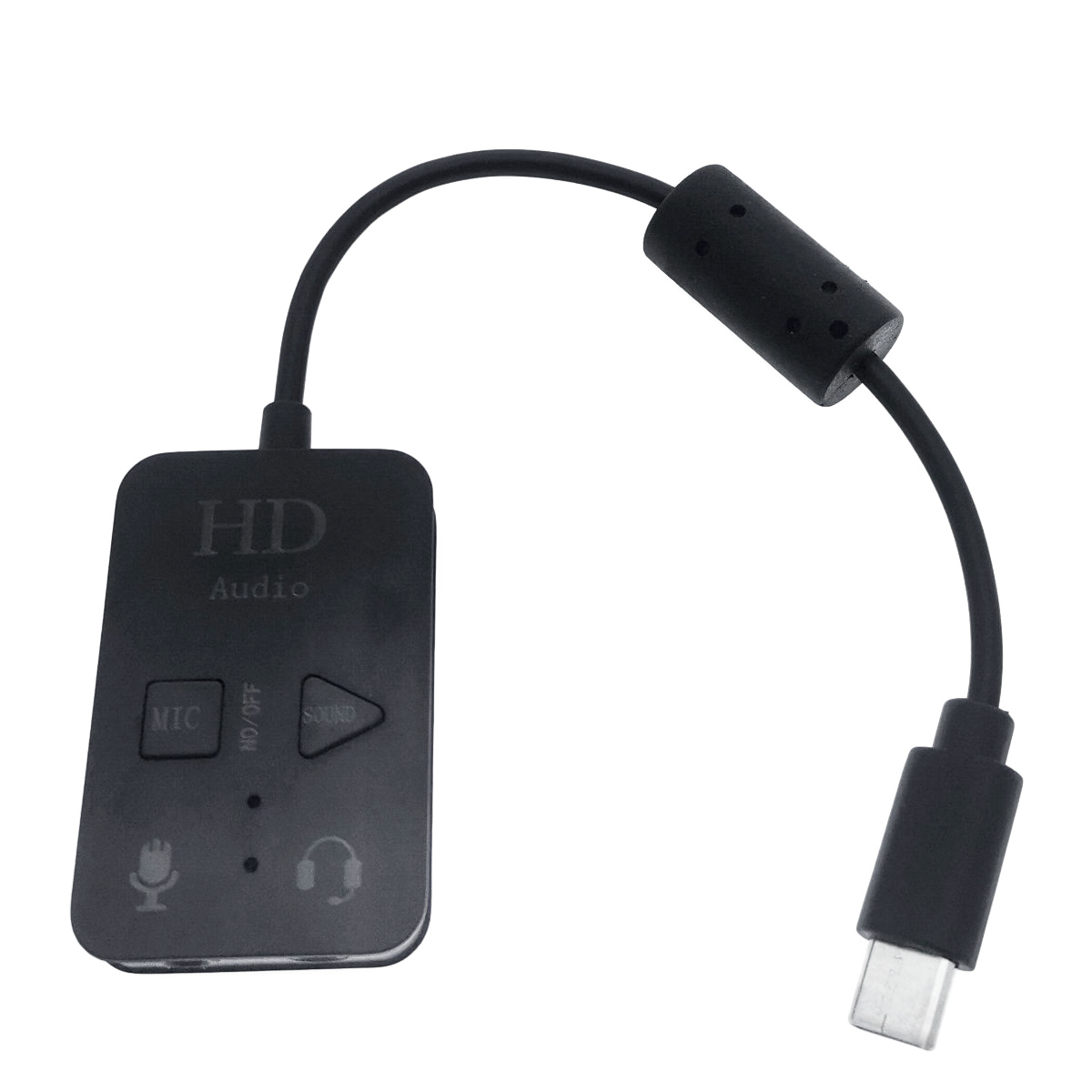 Placa de sunet USB Tip C, Virtual 7.1 Channel, cu iesire 2 x Jack 3.5mm mama, butoane de comanda, indicatori Led, neagra [7]