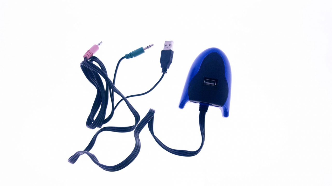 Placa sunet + Hub USB 2.0 4 porturi usb [5]