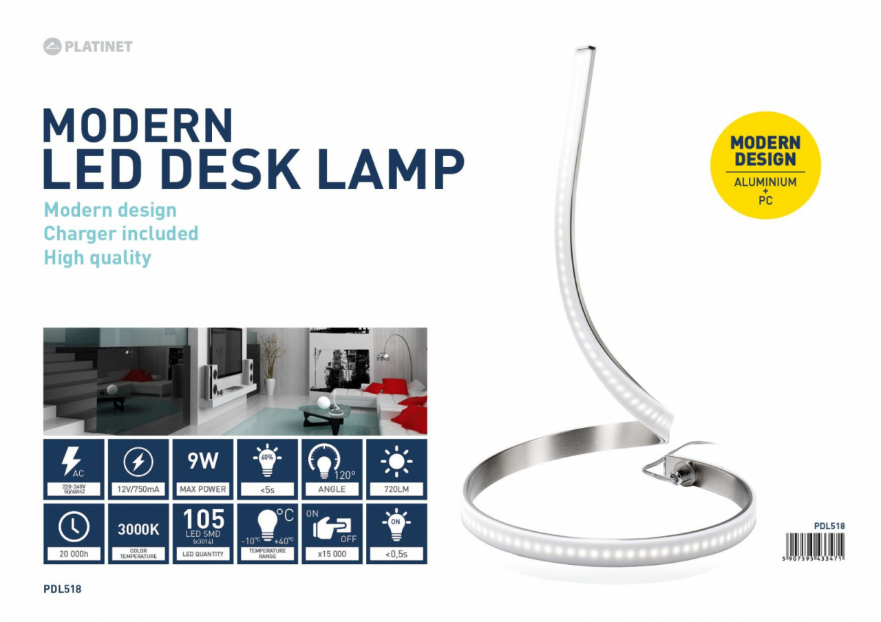 PLATINET DESK LAMP 12W [43347] [6]