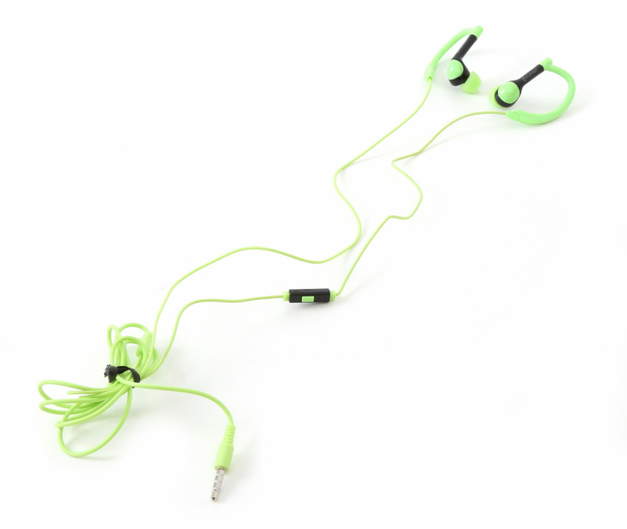 PLATINET IN-EAR EARPHONES + MIC SPORT PM1072 GREEN [42940] [4]