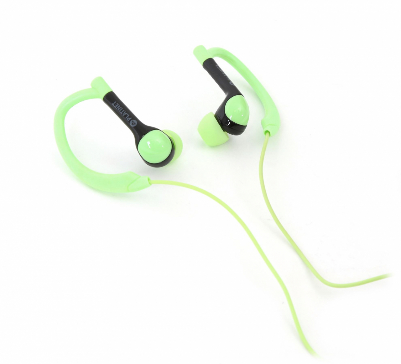 PLATINET IN-EAR EARPHONES + MIC SPORT PM1072 GREEN [42940] [1]