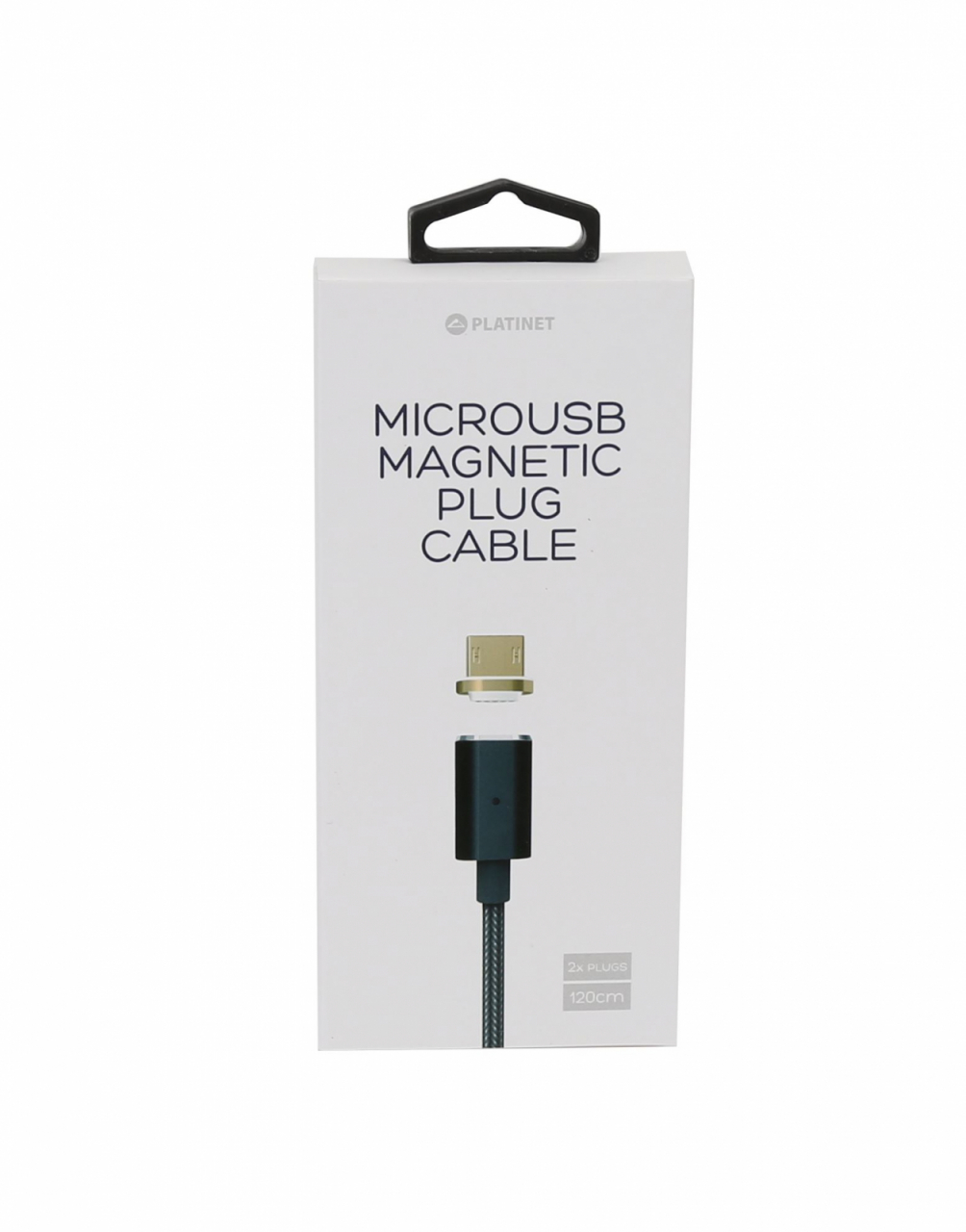 PLATINET MICRO USB TO USB CABLE WITH MAGNETIC 1M BLACK [9]
