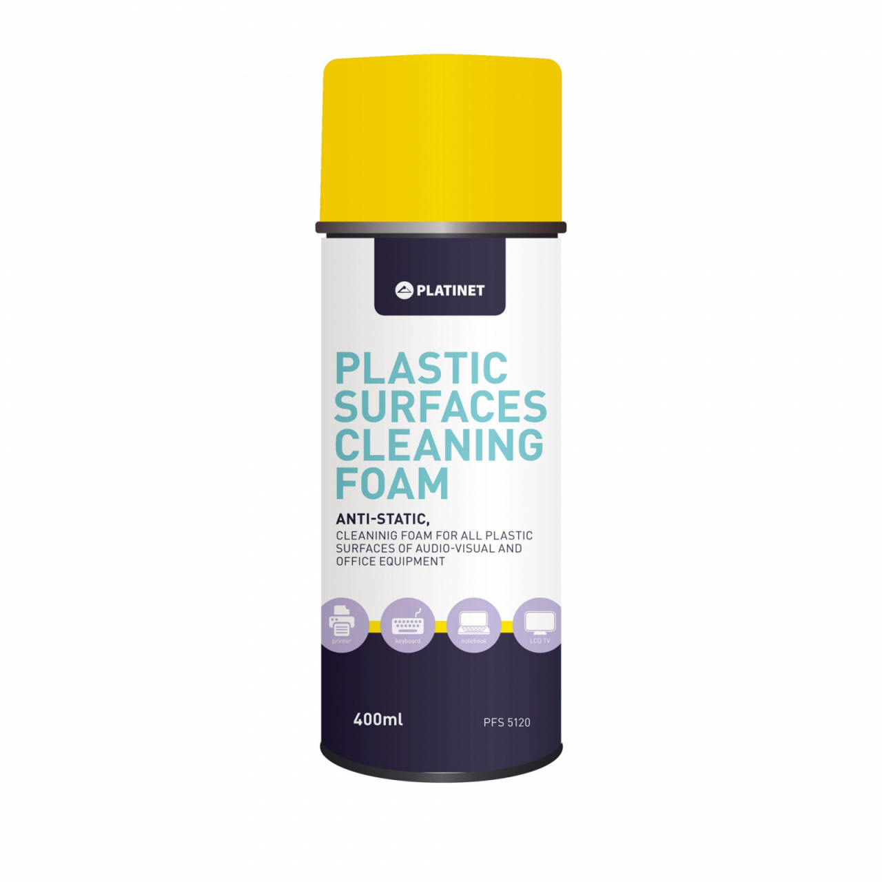 PLATINET PFS5120 PLASTIC CLEANING FOAM 400ML [4]