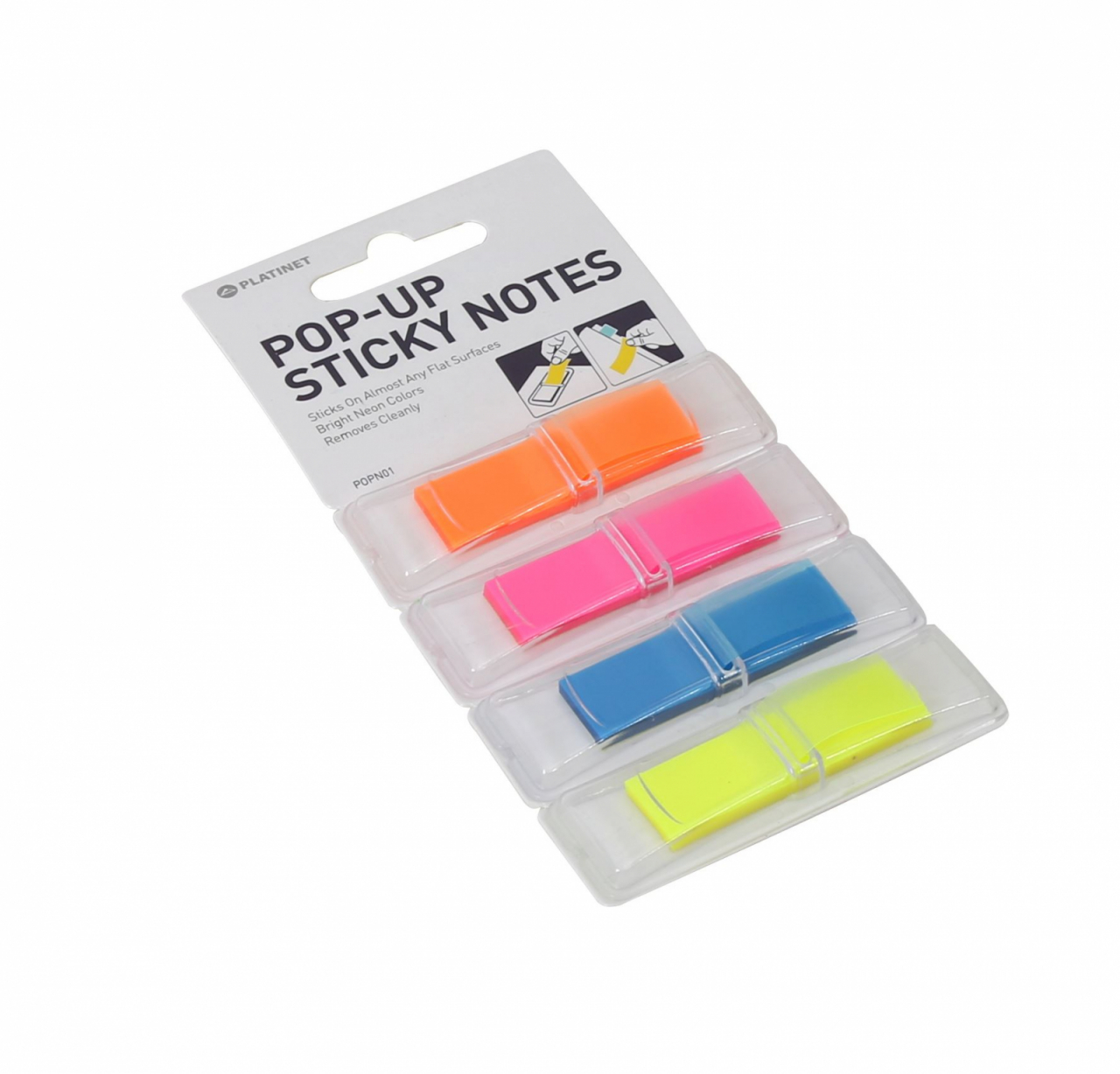 PLATINET POP-UP PET NOTES 12 X 45 MM 160 SHEETS [3]