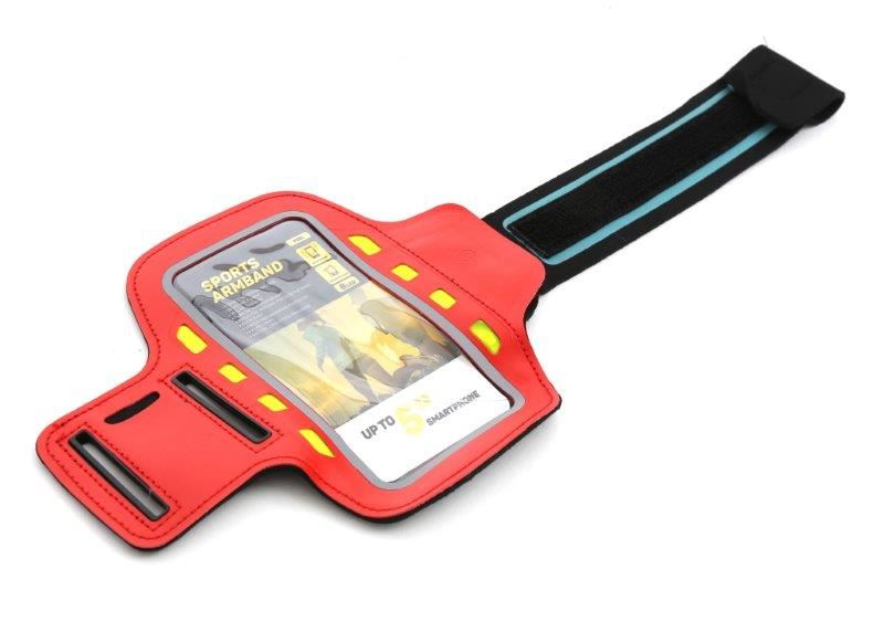 PLATINET SPORT ARMBRAND FOR SMARTPHONE RED WITH LED [6]