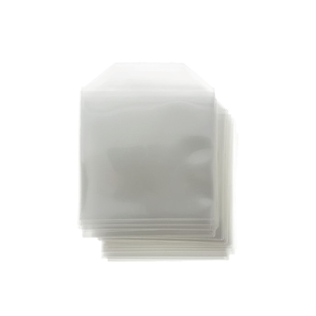 Plic plastic pentru mini CD-DVD 82X82 mm 100 micron cu adeziv, 100 buc/set, (pret/set) [5]