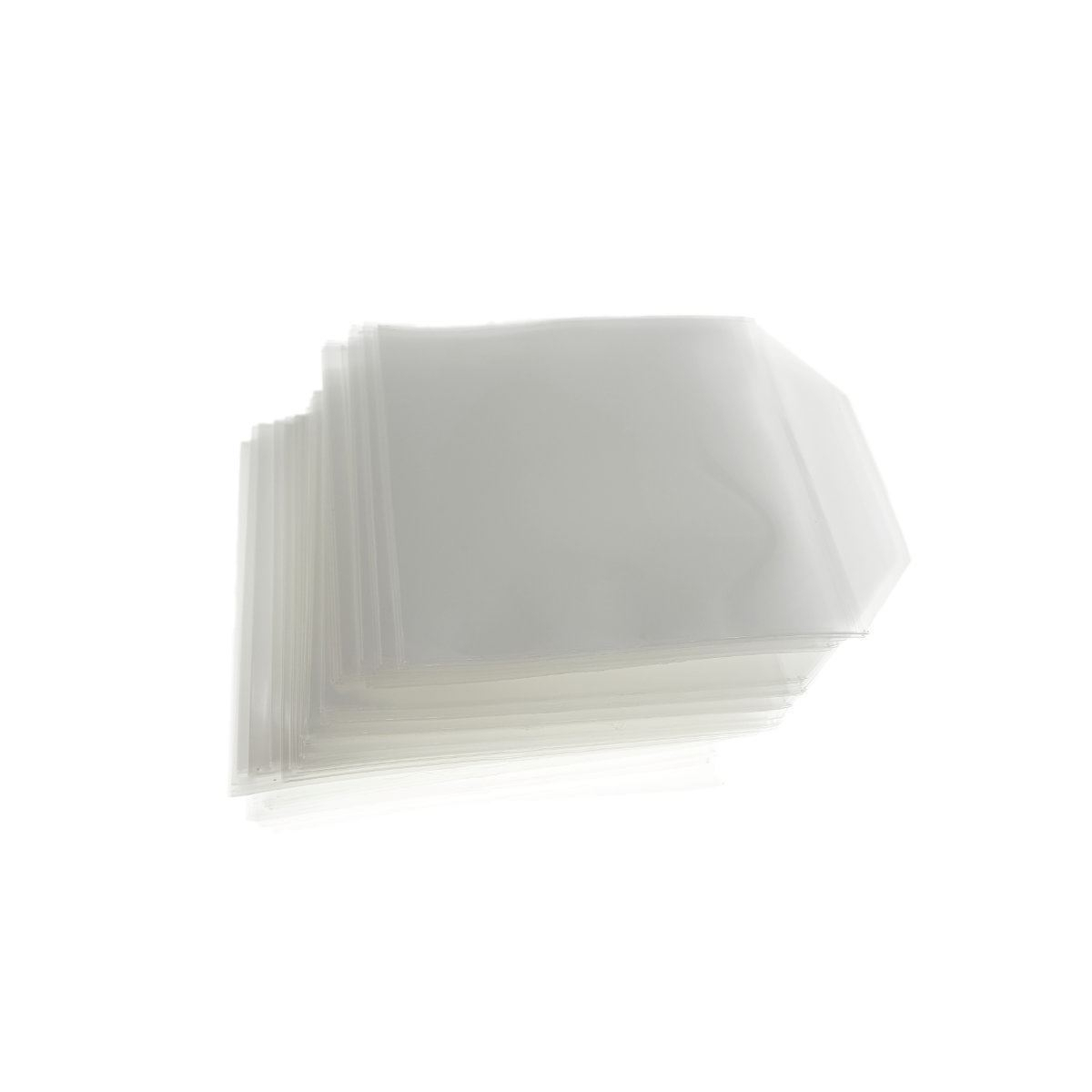 Plic plastic pentru mini CD-DVD 82X82 mm 100 micron cu adeziv, 100 buc/set, (pret/set) [4]