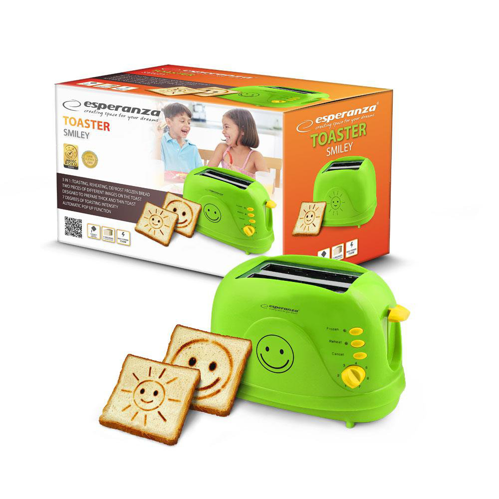 Prajitor de paine Esperanza EKT003 Smiley 750W [10]