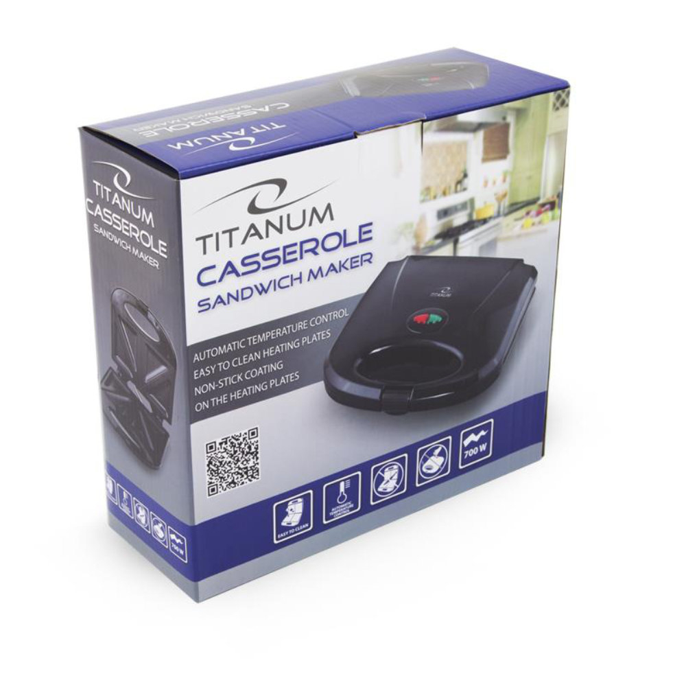 Prajitor de paine Titanum Casserole de tip sandwich 700W [5]
