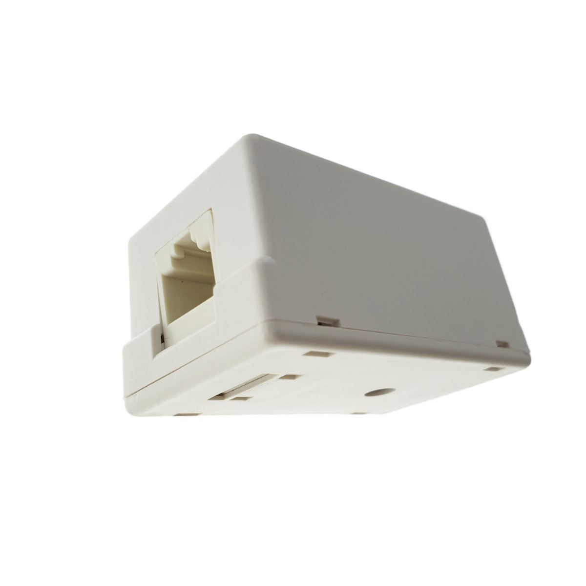 Priza cu port UTP 8P8C Cat.5e,echipata,din plastic,alba [7]