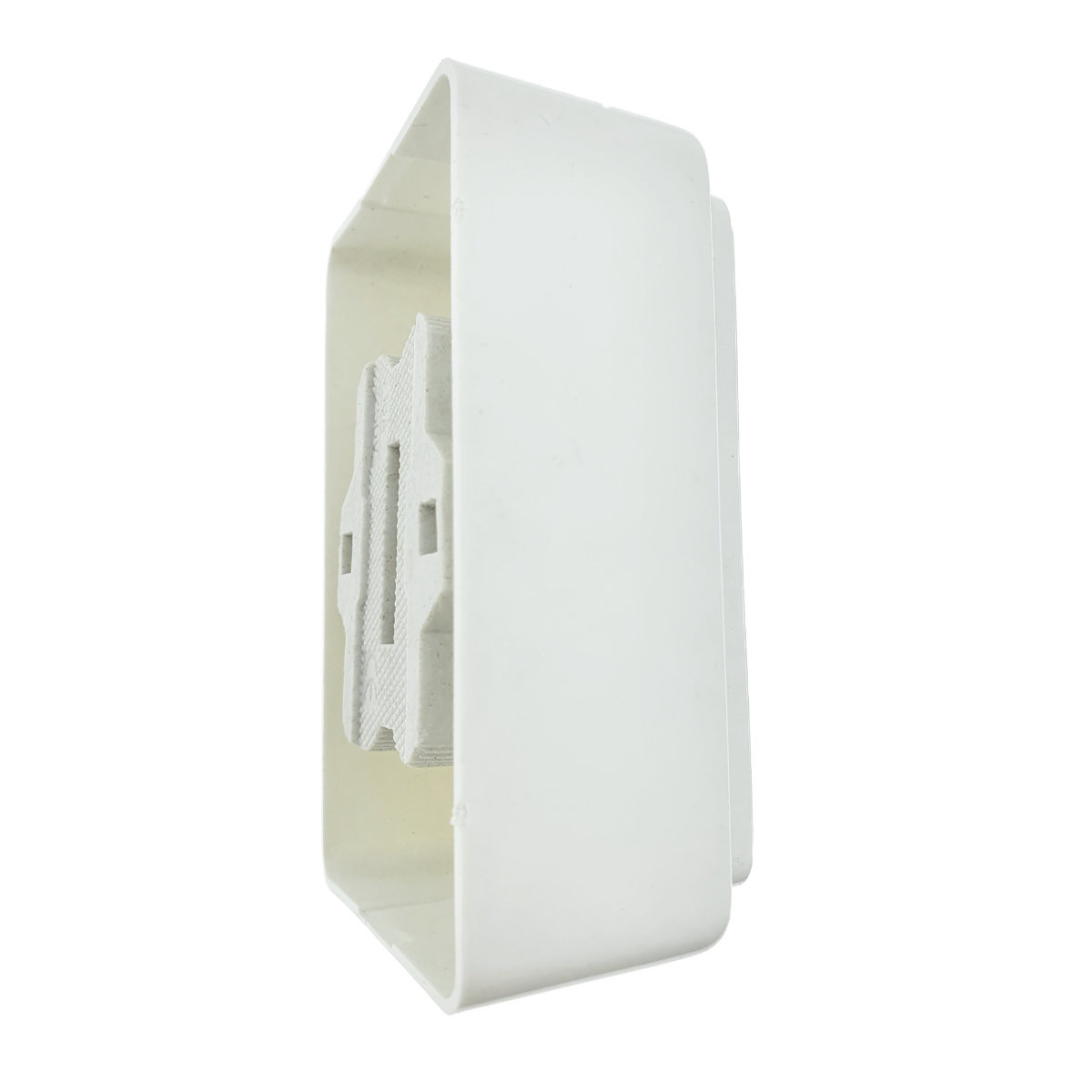 Priza dubla, montaj aparent, 16A, 250V, schuko, suport ceramic, alba [5]