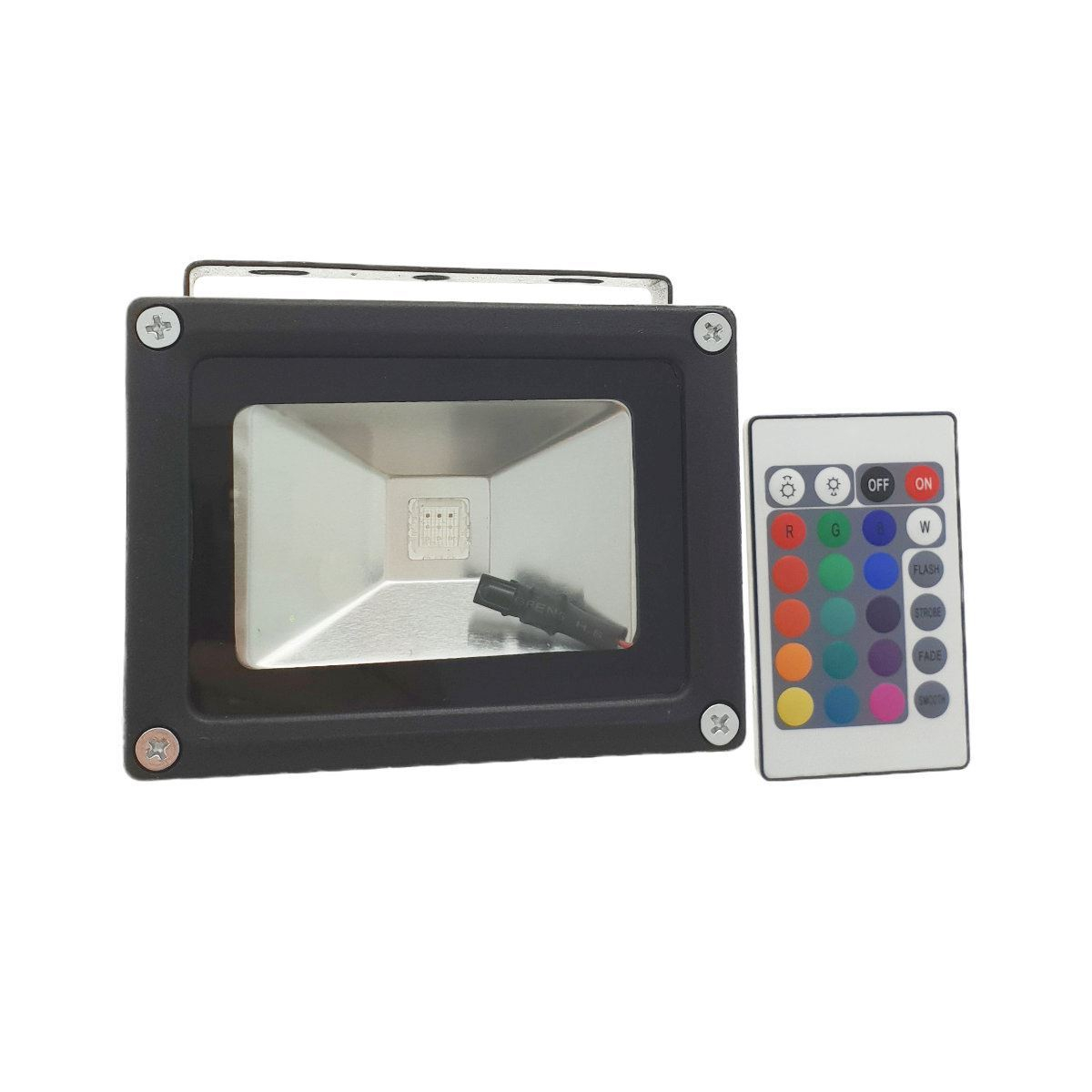 Proiector multicolor LED SMD RGB 10W ,IP 65,cu telecomanda [6]