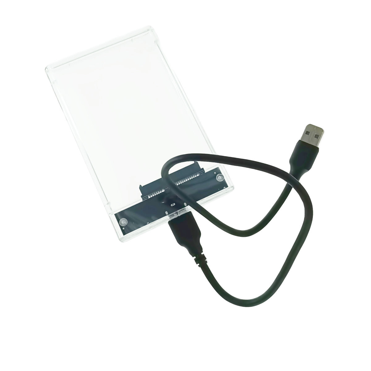 Rack extern pentru HDD/SSD 2.5 inch, USB 3.0, SATA, capacitate pana la 4TB, transparent [5]