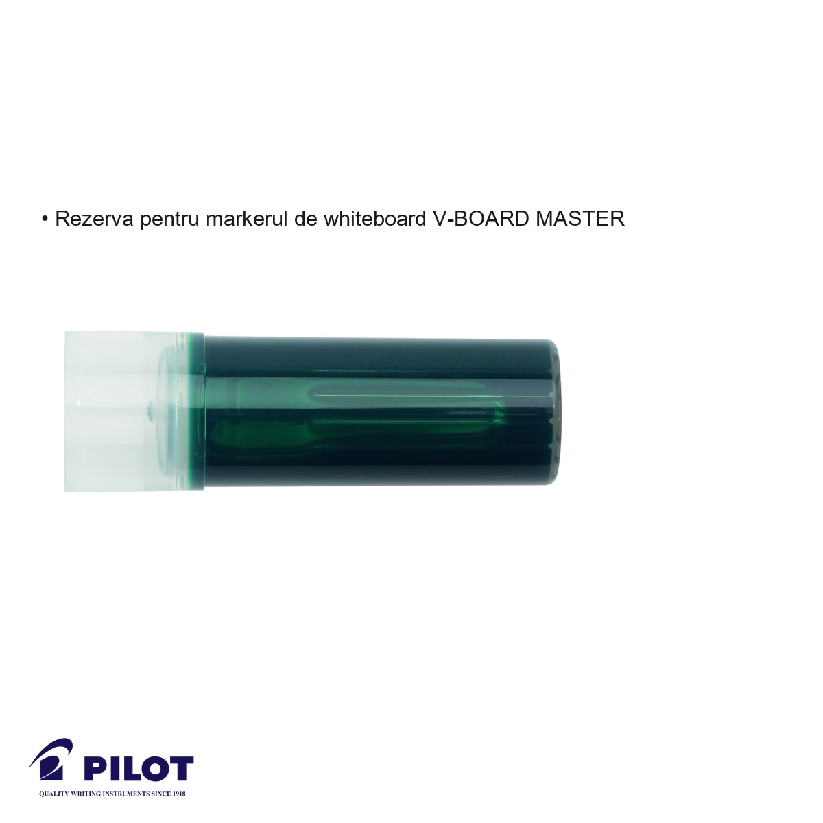 Rezerva marker whiteboard Pilot V-Board Master, cerneala verde, pentru markere reincarcabile [6]