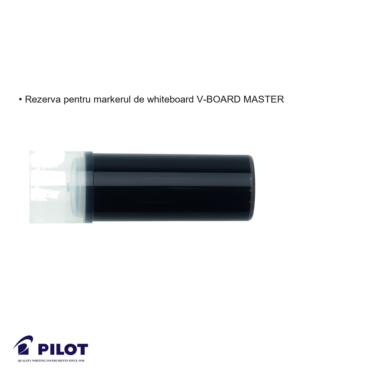 Rezerva marker whiteboard Pilot V-Board Master, refill negru, pentru scriere pe tabla alba [5]