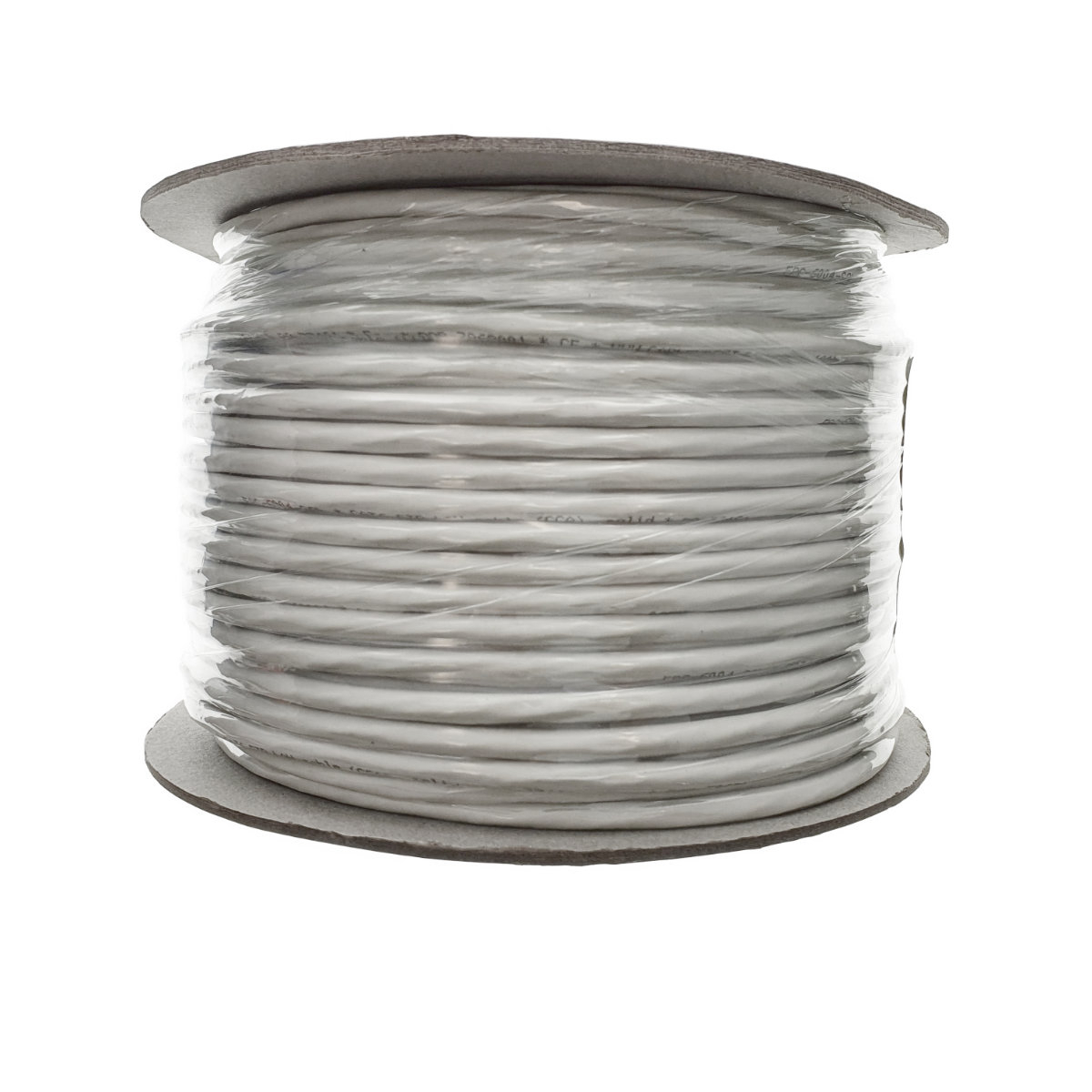 Rola 100m cablu LAN cat 6 FTP ( premium CCA ), solid, Cablexpert 07868, cu perechi torsadate ecranate cu folie, gri [1]