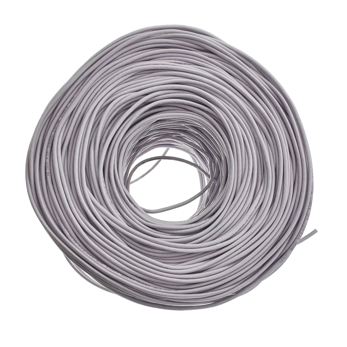 Rola cablu FTP, Alien 00125, cat5e, lungime 305 metri, CCA, AWG 24, de legatura retea, ethernet, gri [8]