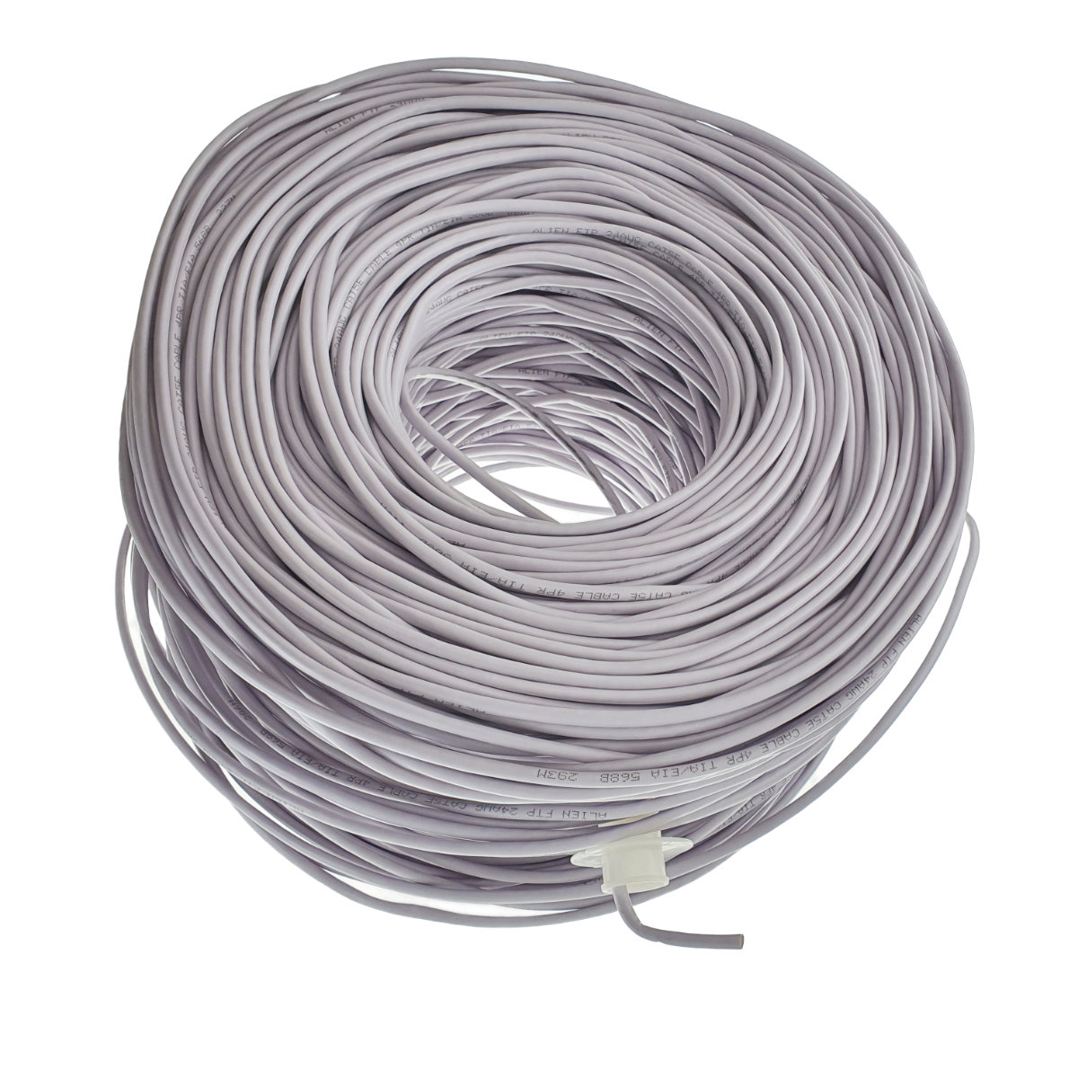 Rola cablu FTP, Alien 00125, cat5e, lungime 305 metri, CCA, AWG 24, de legatura retea, ethernet, gri [4]