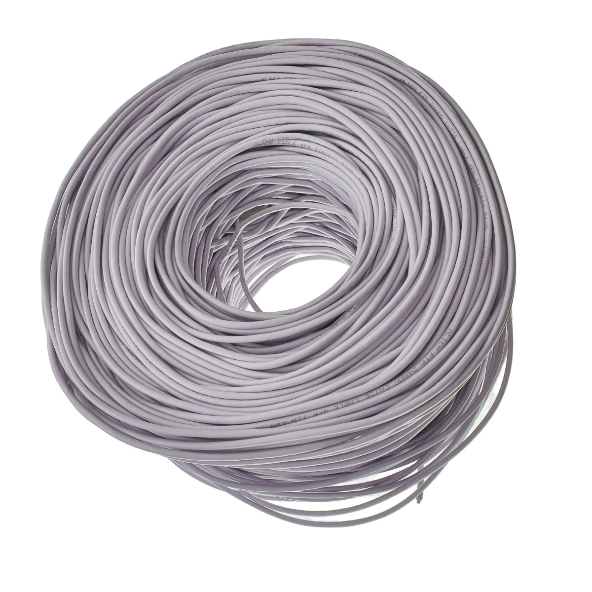 Rola cablu FTP, Alien 00125, cat5e, lungime 305 metri, CCA, AWG 24, de legatura retea, ethernet, gri [7]