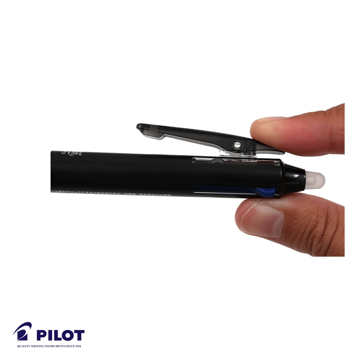 Roller cu mecanism 4 culori Pilot Frixion, cerneala termosensibila cu functie de stergere, 0.5 mm [10]