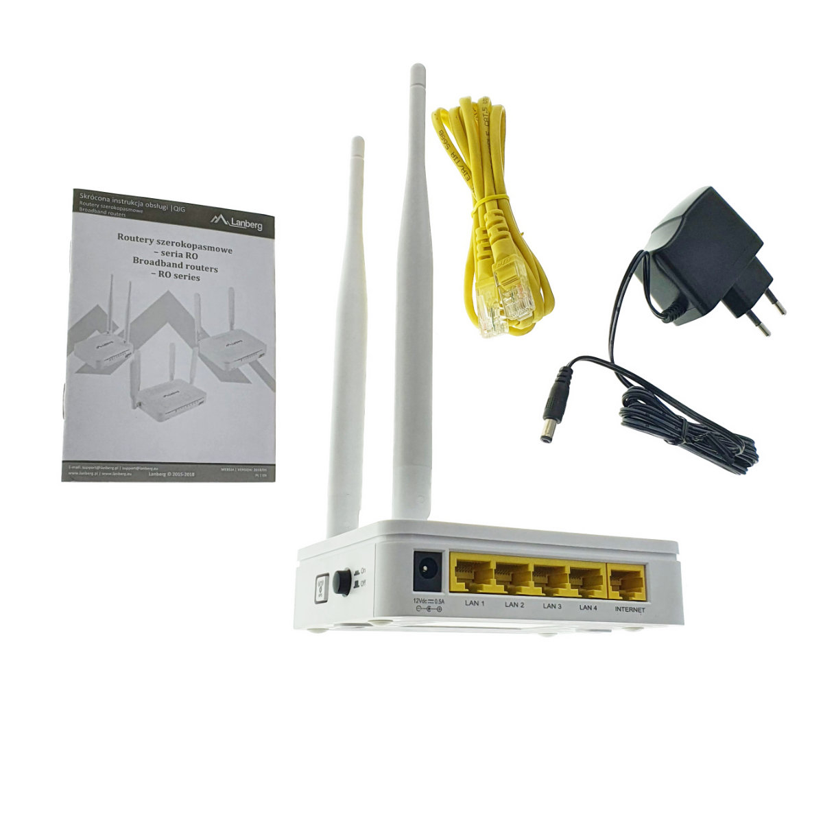 Router Lanberg 41429, DSL N300 , 300 Mbps, 2T2R MIMO, 2.4GHz, IPTV Suport [4]