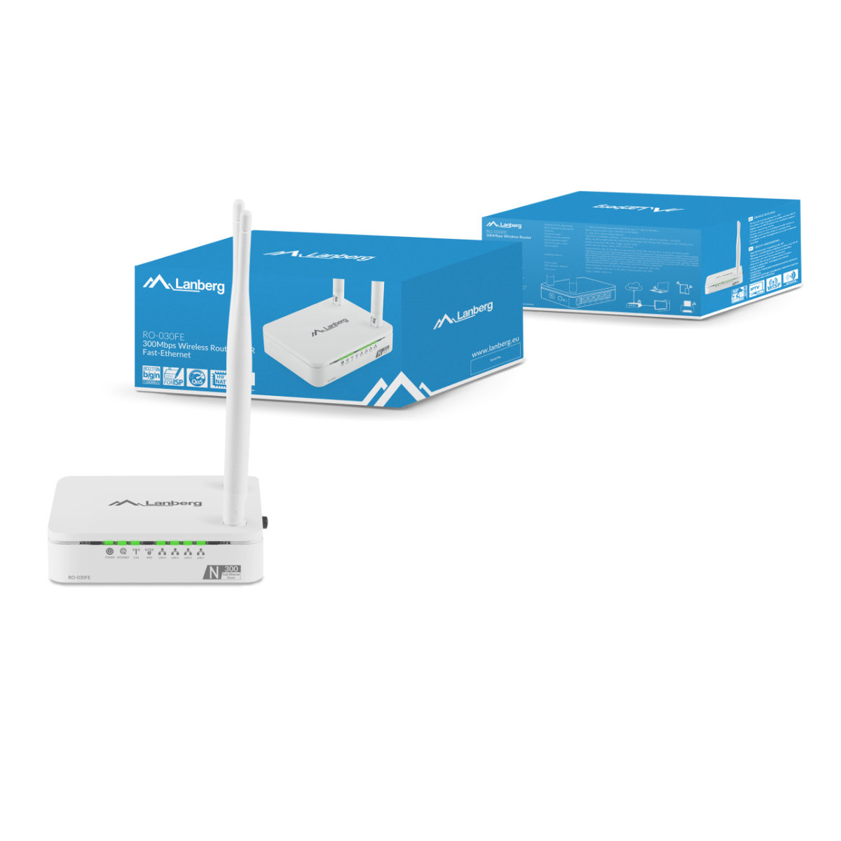 Router Lanberg 41429, DSL N300 , 300 Mbps, 2T2R MIMO, 2.4GHz, IPTV Suport [3]