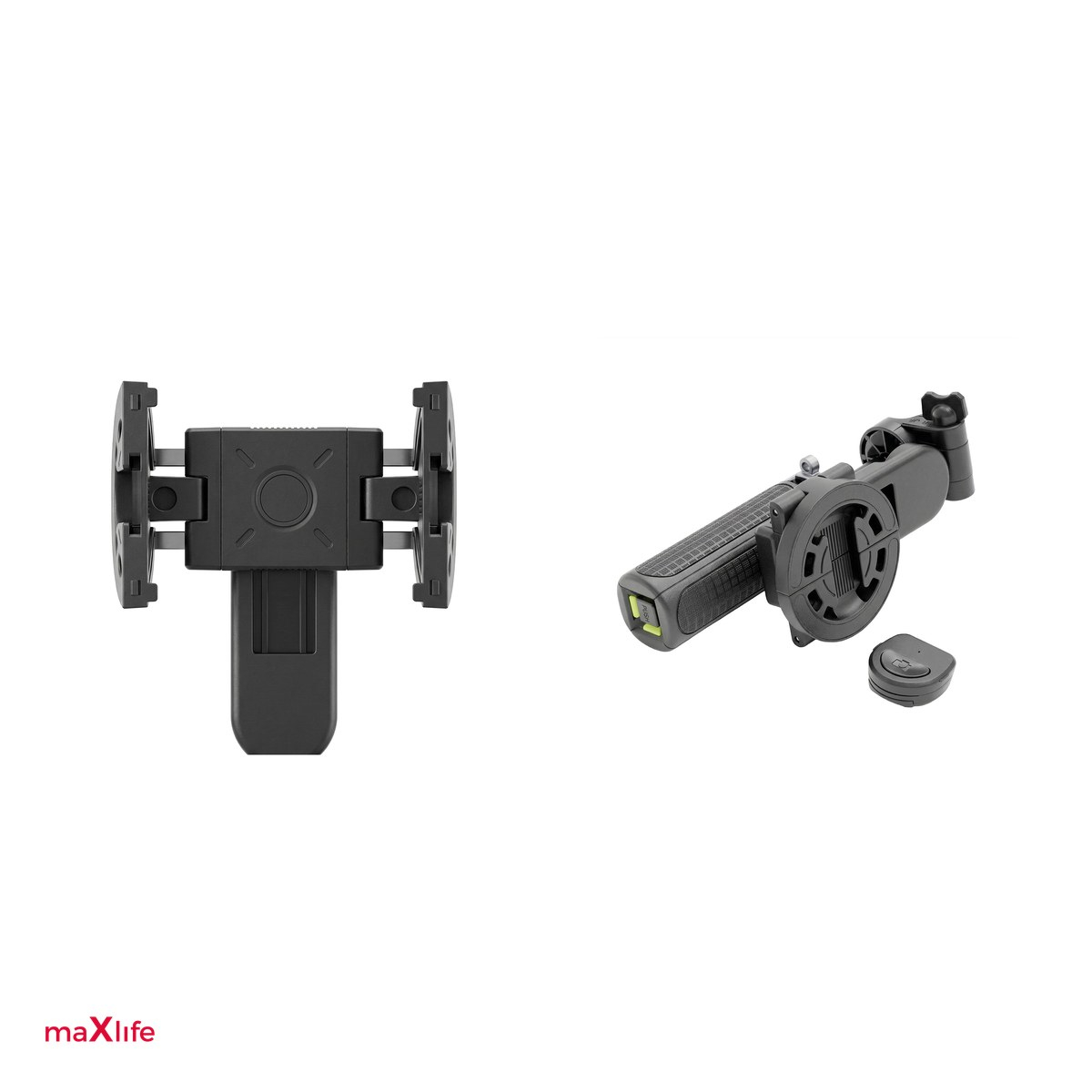 Selfie stick cu trepied universal si suport magnetic, Maxlife BT MagSafe MXST-200, lungimea tijei 18cm, distanta dintre brate 5.5 - 9cm, bluetooth incorporat [5]