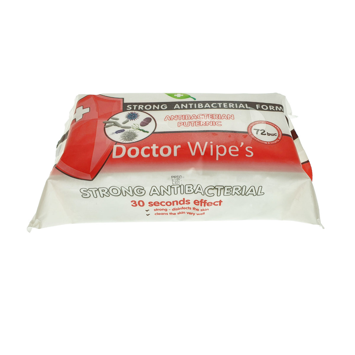 Servetele umede antibacteriene Doctor Wipe's , 72 bucati, pentru maini [5]