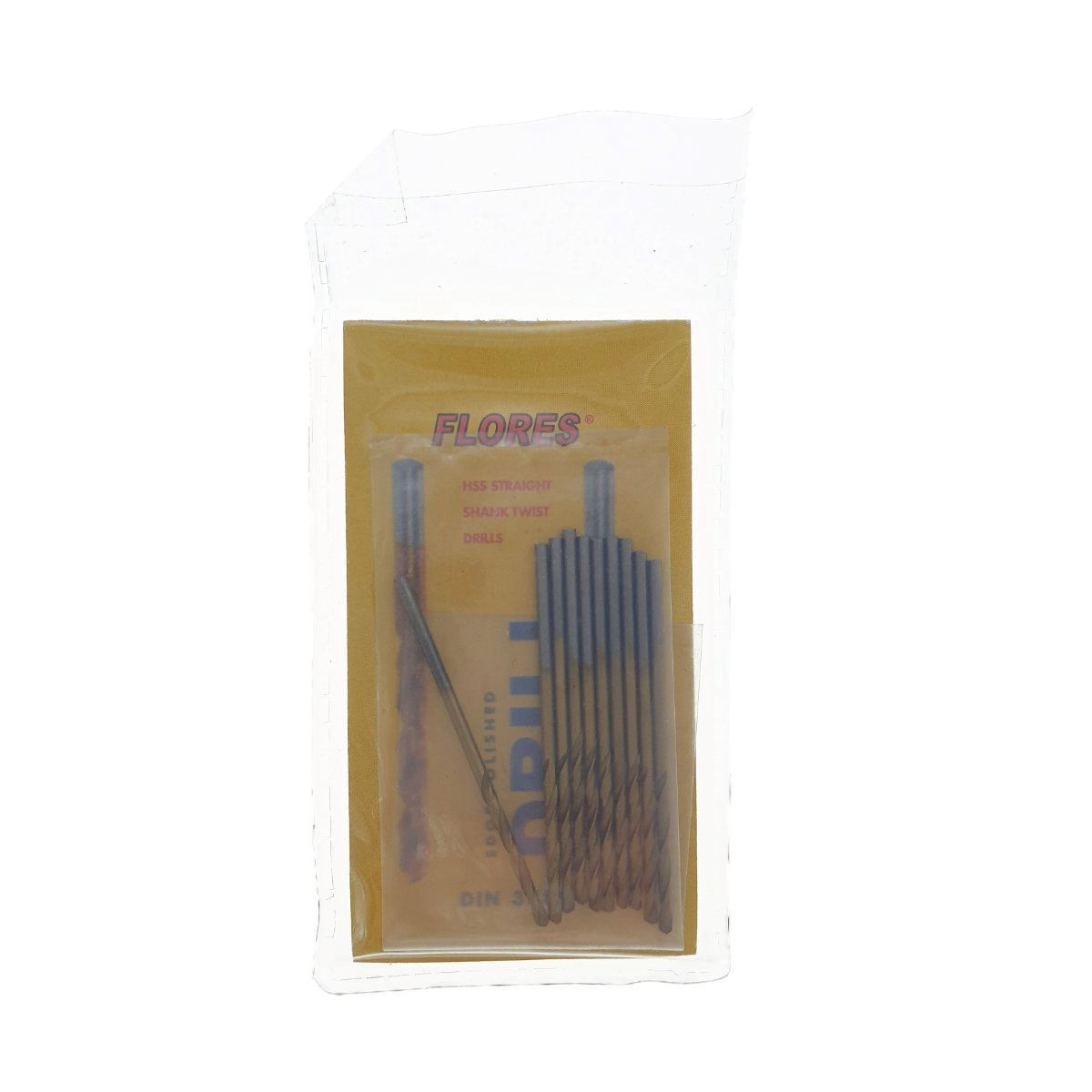 Set 10 burghie HSS Titan,DIN 338,pentru metal,de 1.5 mm X 40mm,Flores 10SETF-12139 [6]