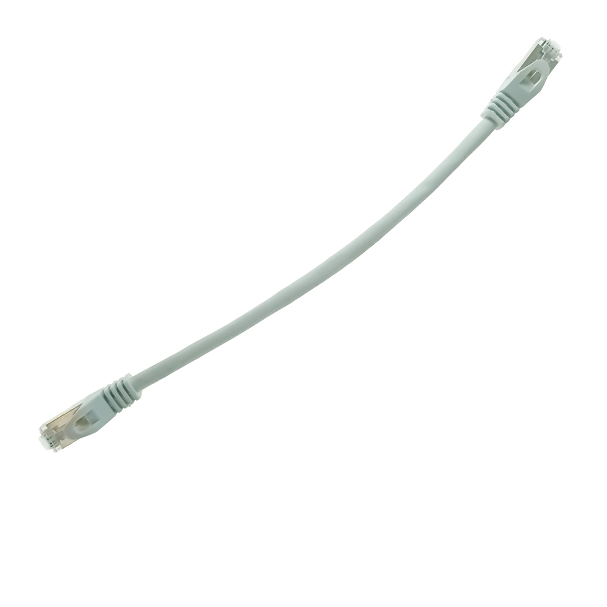 Set 10 cabluri retea-patchcord CAT6 FTP, Lanberg 43612, 2 X RJ45, lungime 25cm, AWG26, 10Gb/s-250MHz, de legatura retea, ethernet, gri [3]