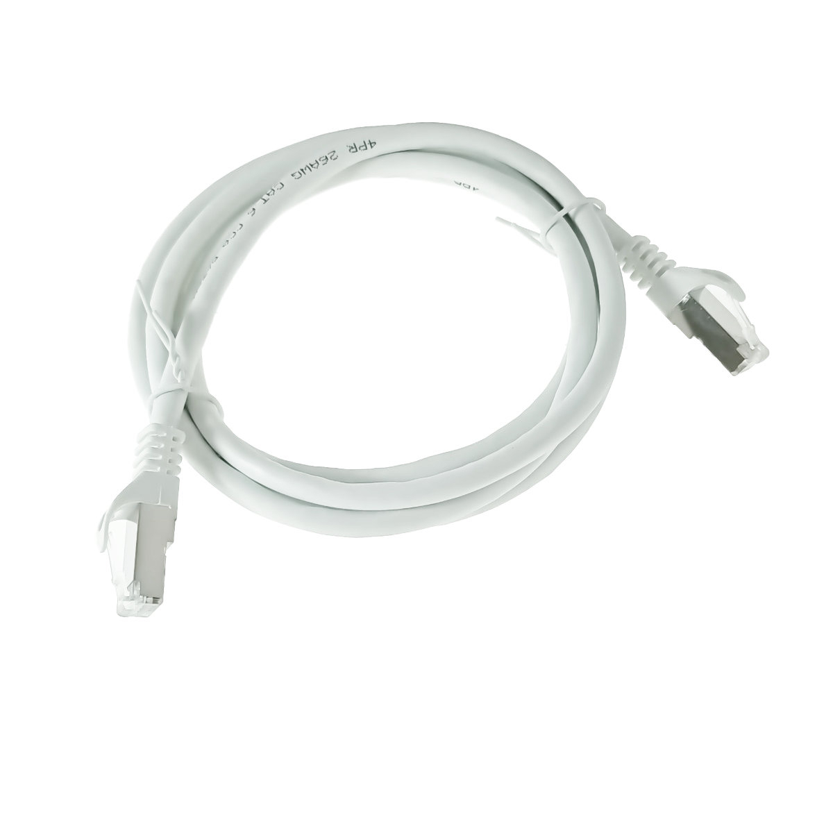 Set 10 cabluri retea-patchcord CAT6 FTP, Lanberg 43627, 2 X RJ45, lungime 1.5m, AWG26, 10Gb/s-250MHz, de legatura retea, ethernet, albe [3]