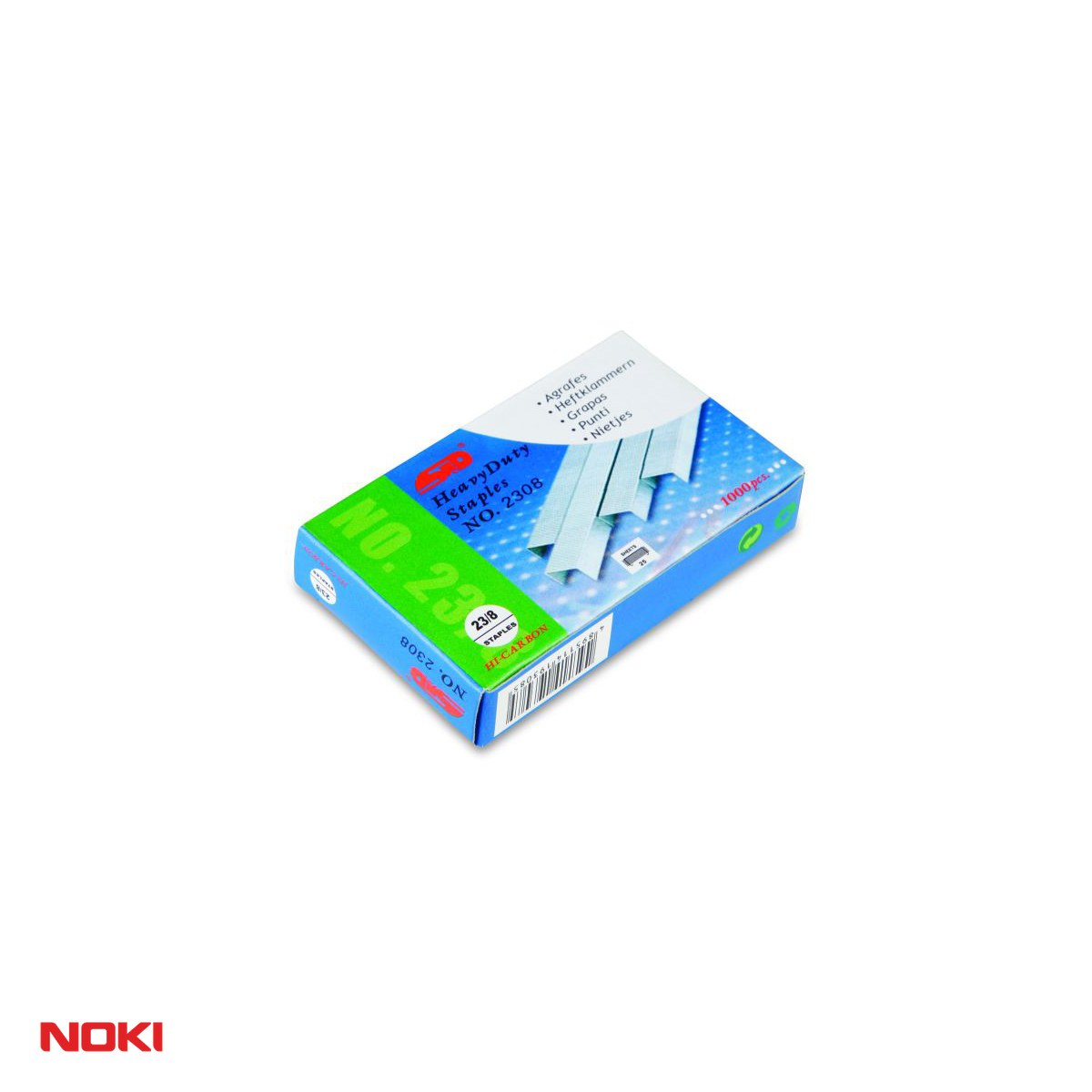 Set 10 cutii capse NOKI 23/8, 20-50 coli, 1000 bucati pe cutie [4]