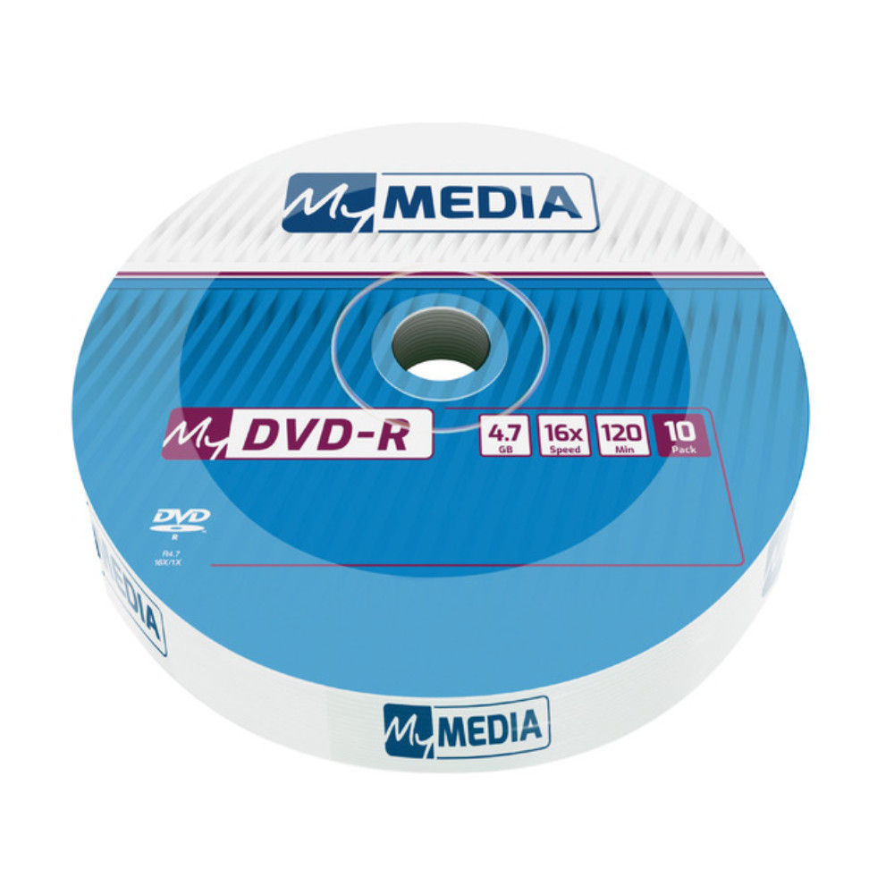 Set 10 DVD-R 4.7 Gb, 16X, My Media 69205, 120 min, cu logo, ambalat in folie [4]