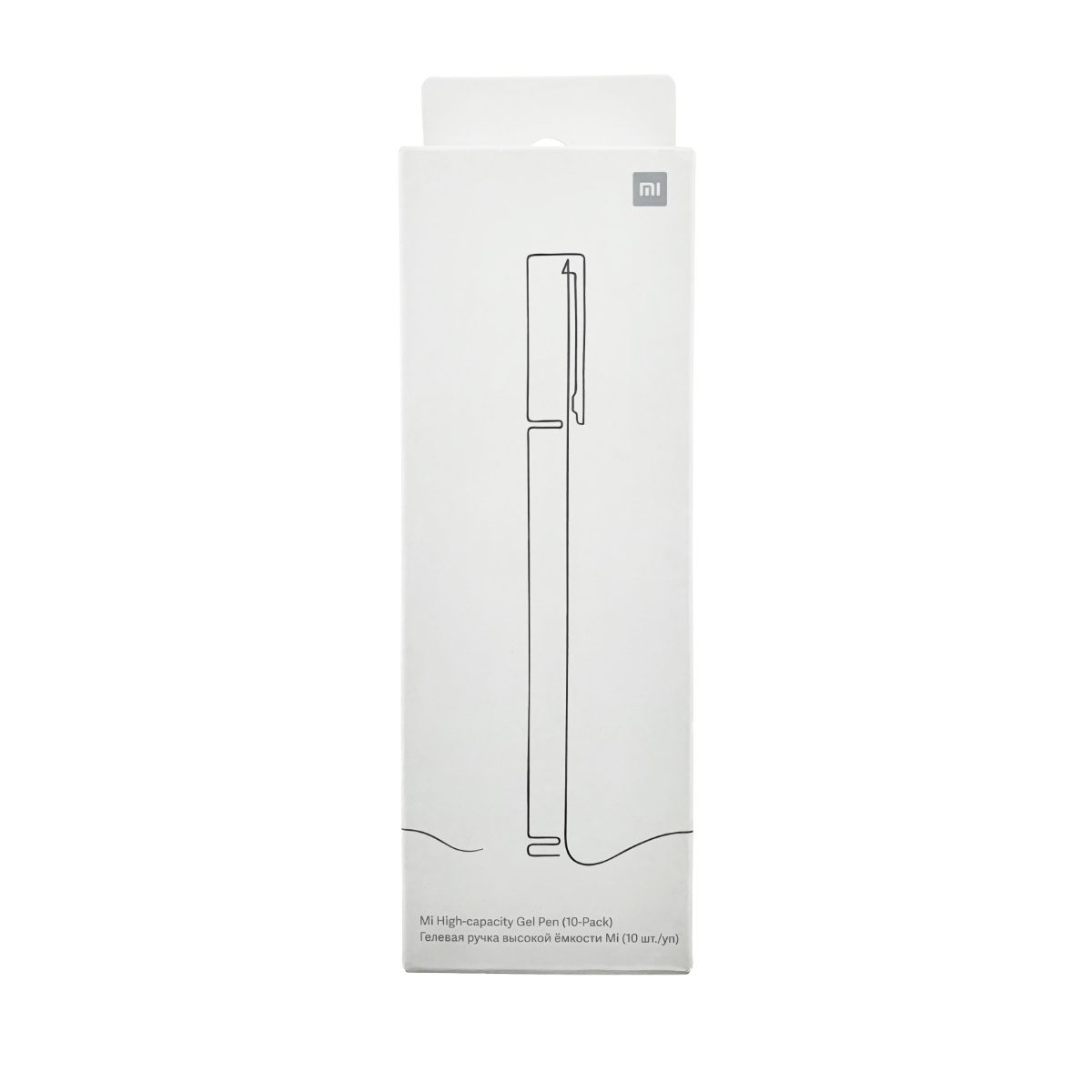 Set 10 pix-uri cu gel negru, Xiaomi Mi High-capacity, varf 0.5mm, cu capac, in cutie [2]