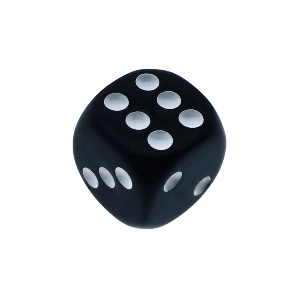 Set 10 zaruri negre cu puncte albe, DICE01-BK, cu latura de 12 mm [3]
