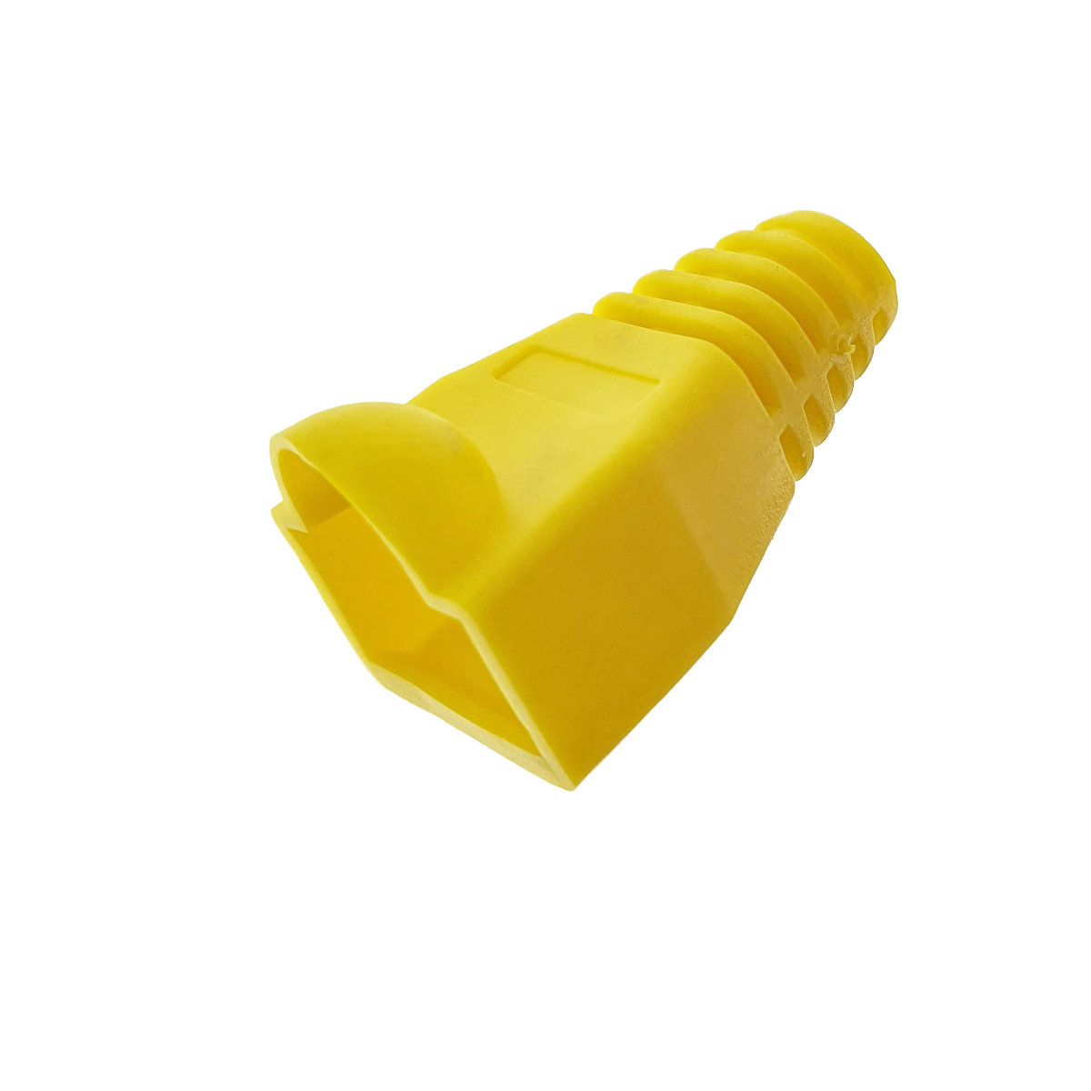 Set 100 bucati , manson de protectie mufa RJ45, capac pentru conector UTP RJ45 cu cablu LAN Ethernet Cat5/5e/6 , galben [7]