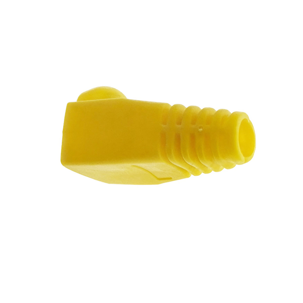Set 100 bucati , manson de protectie mufa RJ45, capac pentru conector UTP RJ45 cu cablu LAN Ethernet Cat5/5e/6 , galben [11]