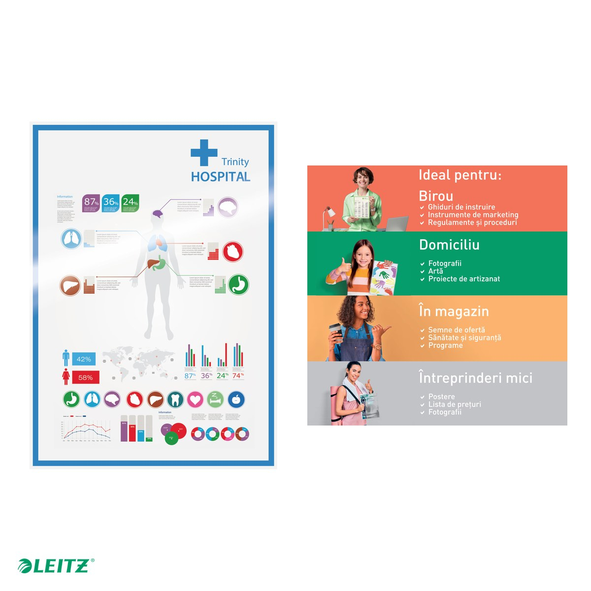 Set 100 folii laminare Leitz UDT, la cald, A3, 175 microni, incolor [5]