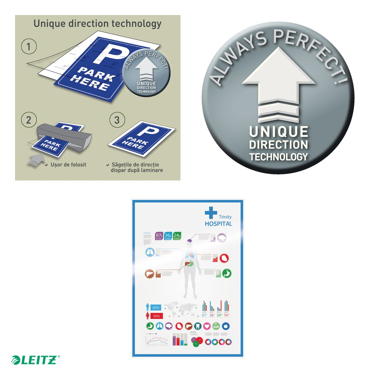 Set 100 folii laminare Leitz UDT, la cald, A4, 250 microni, incolor [5]