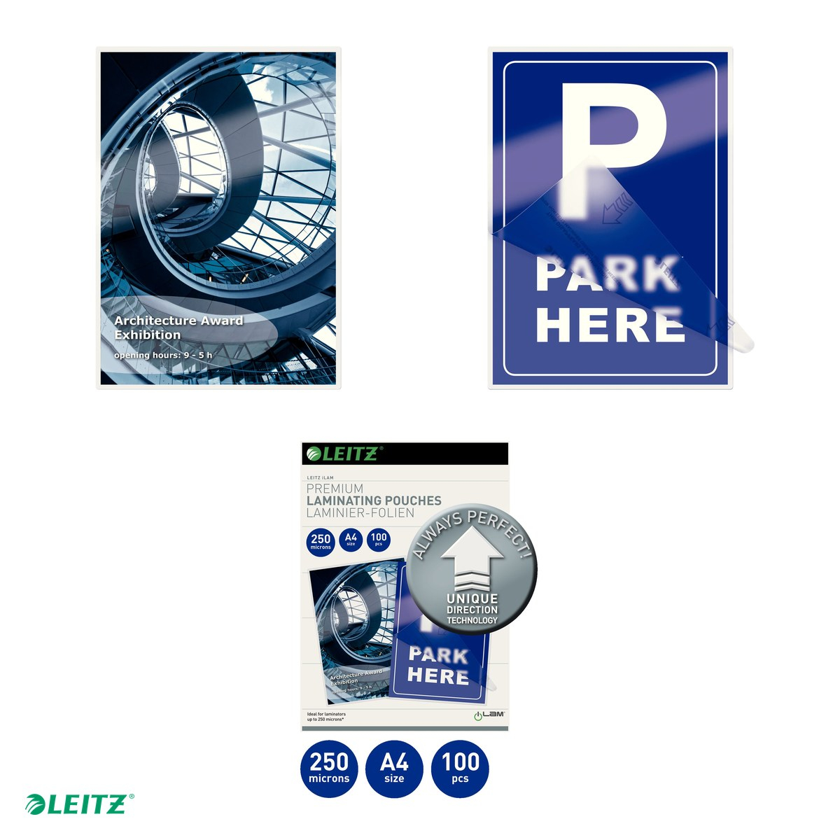 Set 100 folii laminare Leitz UDT, la cald, A4, 250 microni, incolor [4]