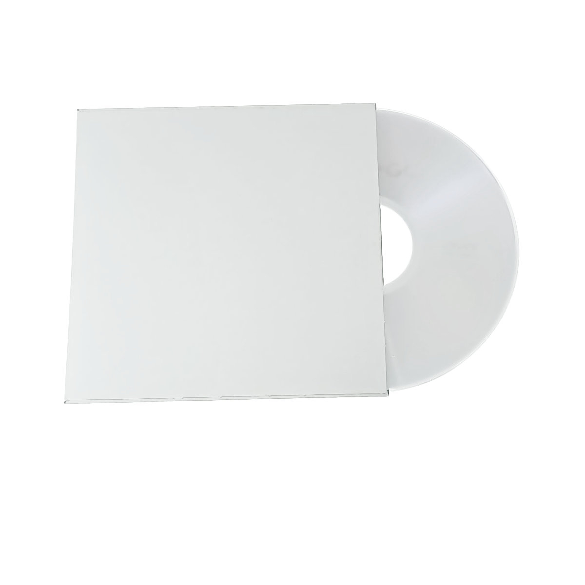 Set 100 plicuri protectie CD/DVD/Blu-Ray, din carton, personalizabile, fara clapeta, Omega 67207, albe [2]