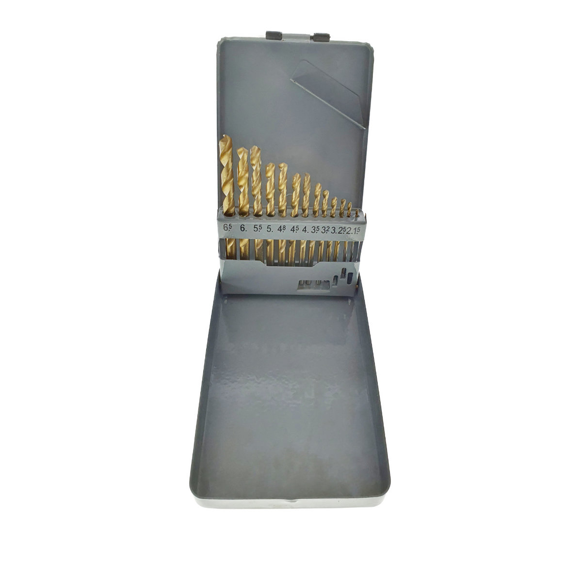 Set 13 burghie HSS Titan, pentru metal, de la 1.5 la 6.5mm, in trusa metalica [1]