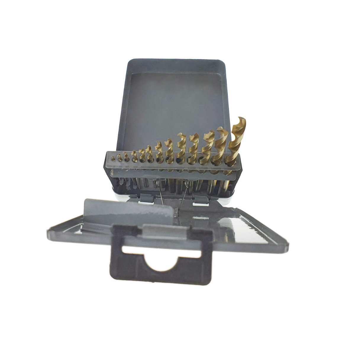 Set 13 burghie HSS Titan, pentru metal, de la 1.5 la 6.5mm, in trusa metalica [3]