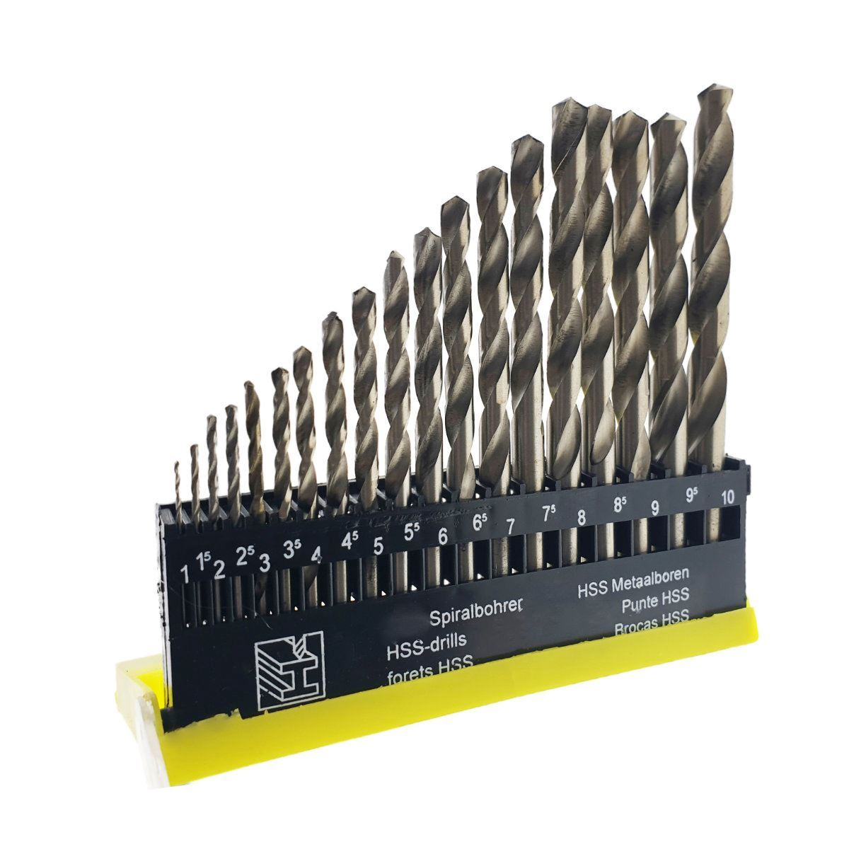 Set 19 burghie HSS pentru metal de la 1 la 10mm , FAE-30828 [3]
