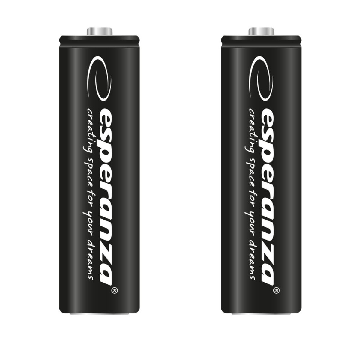 Set 2 acumulatori AA (R6) Esperanza 92254, 2600mAh, Ni-MH, 1.2V, reincarcabili, negri [2]