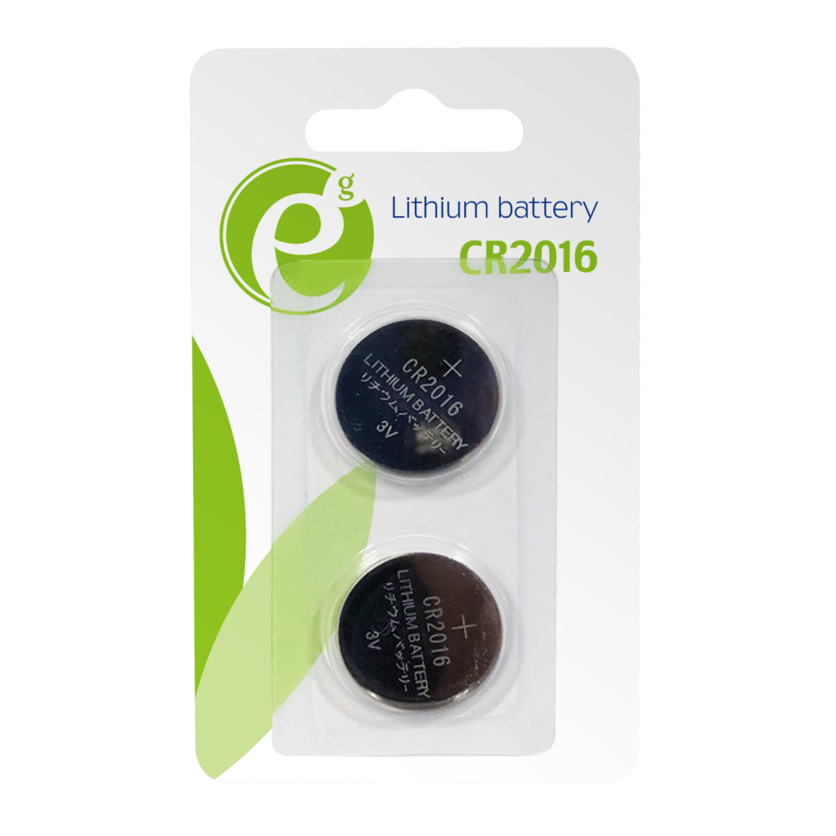 Set 2 Baterii CR2016 litiu 3V , Energenie EG-BA-CR2016, blister [4]