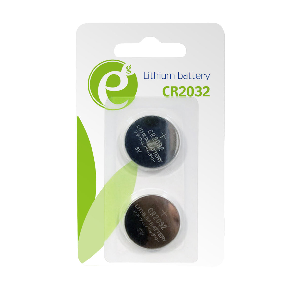 Set 2 Baterii CR2032 litiu 3V , Energenie EG-BA-CR2032, blister [4]