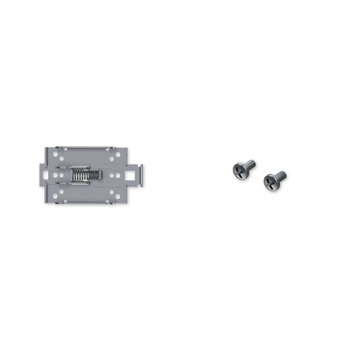 Set 2 x kit de montaj pe sina DIN Teltonika DIN Rail Kit, sina 35 mm, otel, 2 suruburi incluse, pentru routere si gateway-uri Teltonika, PR5MEC00 [4]