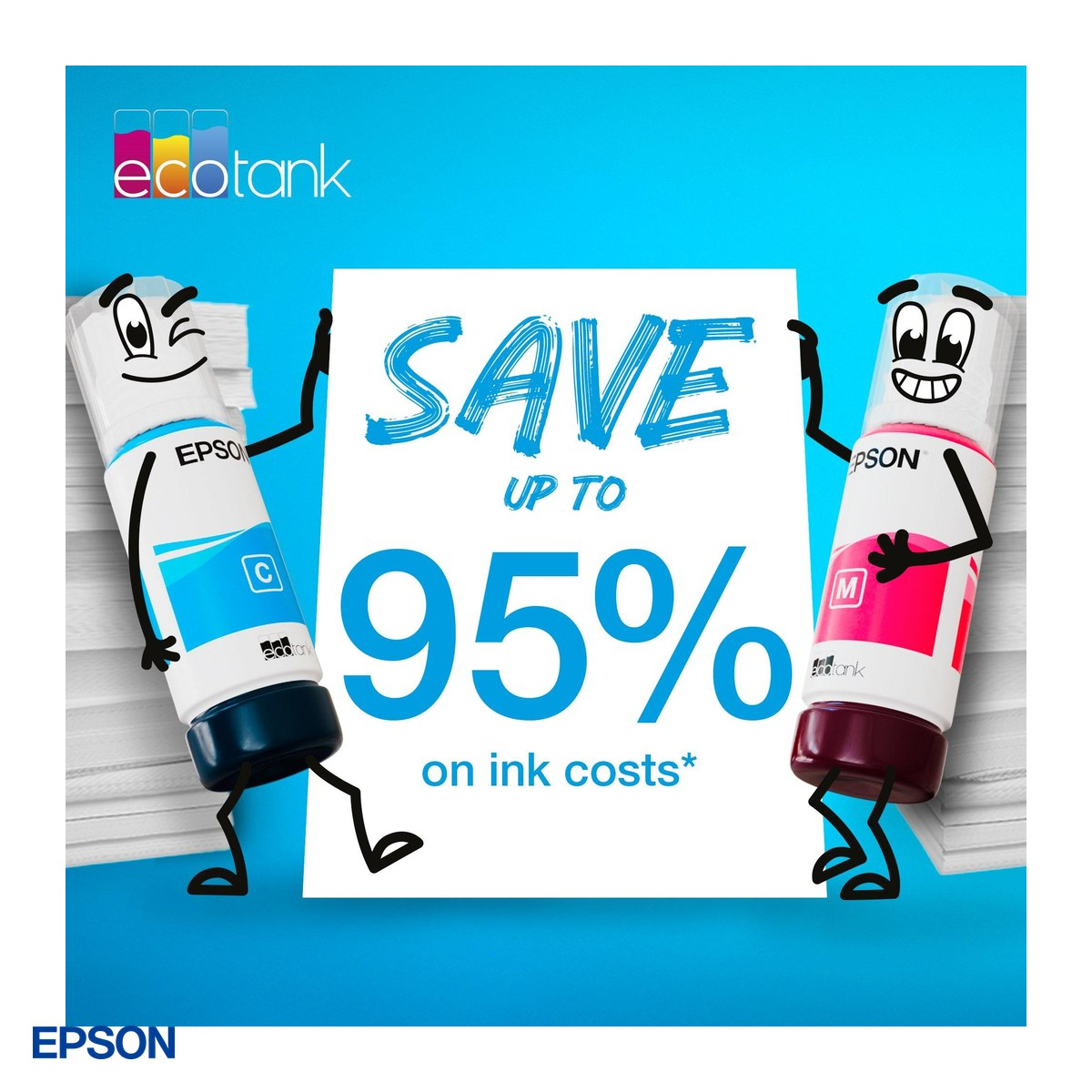 Set 2 x sticla de cerneala Epson 103 EcoTank, 65 ml, cerneala dye, randament 7.000-7.500 pagini, pentru imprimante EcoTank, galben, C13T00S44A [6]