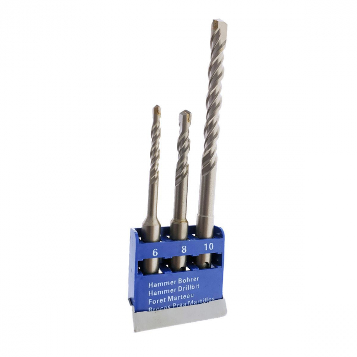 Set 3 burghie SDS pentru beton,6-8-10,SDS-12186 [5]